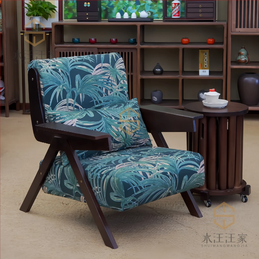 【飞鸟大沙发】新中式家用餐桌椅餐厅客厅座椅靠背凳