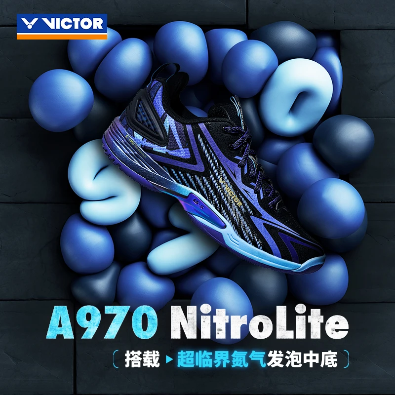VICTOR/威克多胜利羽毛球鞋李梓嘉同款防滑耐磨缓震专业比赛鞋970