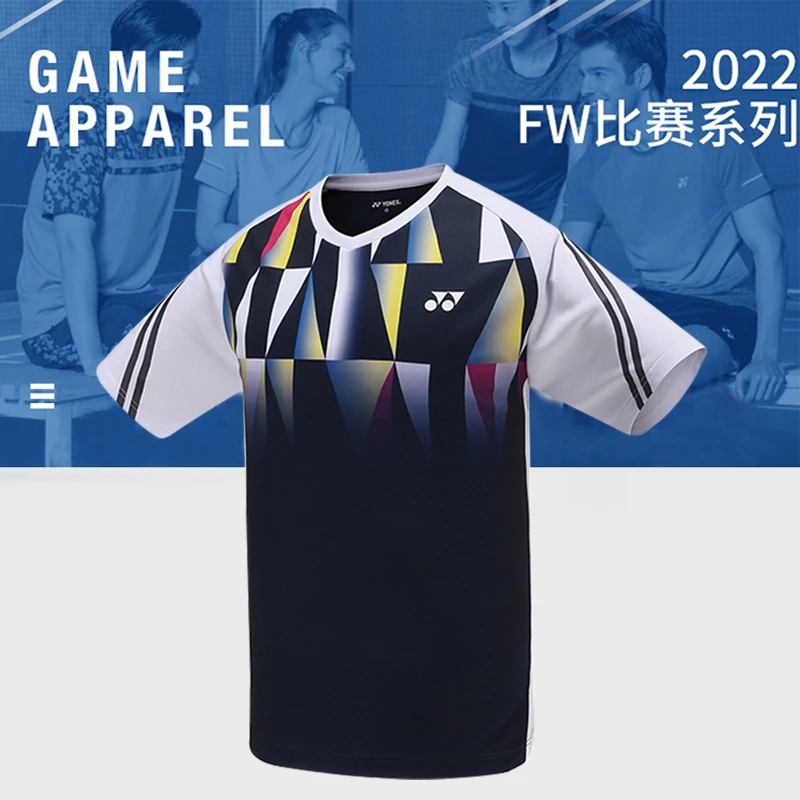 YONEX尤尼克斯羽毛球服透气速干yy省队赞助款短袖专业比赛训练服