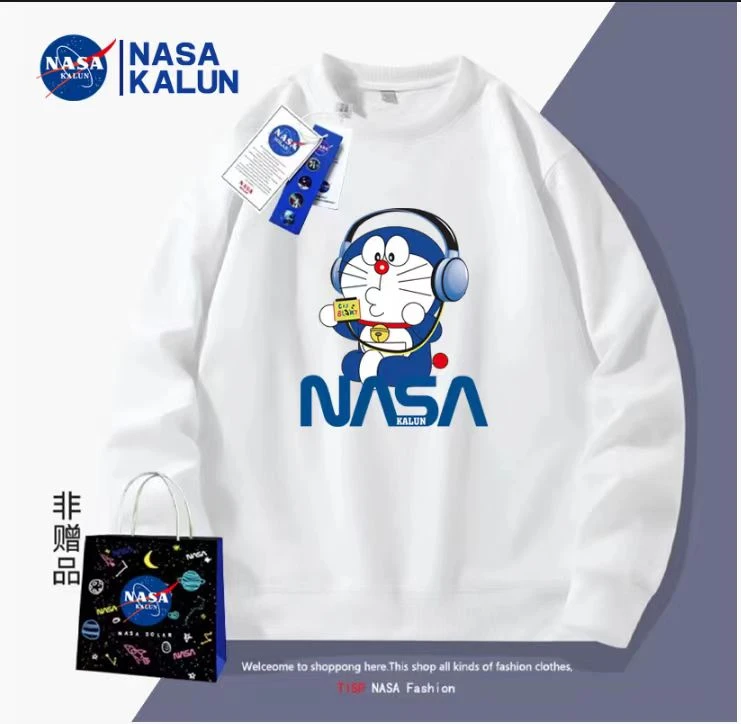 [卡通猫】秋季新款华棉 高档圆领卫衣百搭 高品时尚印花潮流565