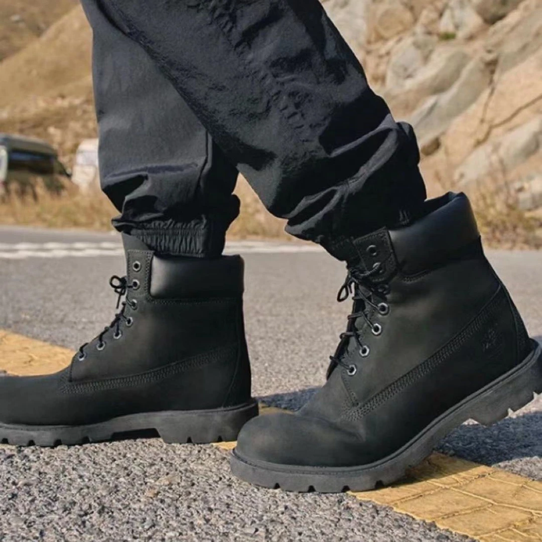 【原厂】经典踢不烂大黄靴黑武士10073工装靴户外涉水鞋百搭时尚
