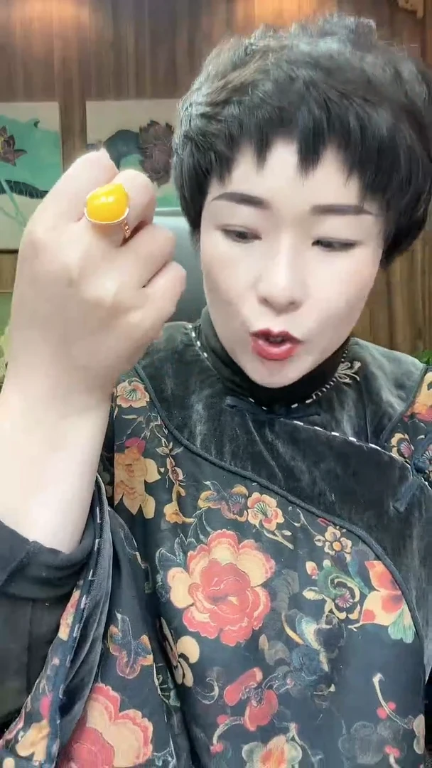 【闪购商品】琥珀戒指未镶嵌961