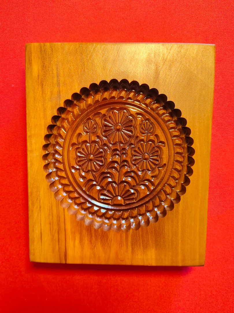 11厘米单面梅花圆模具