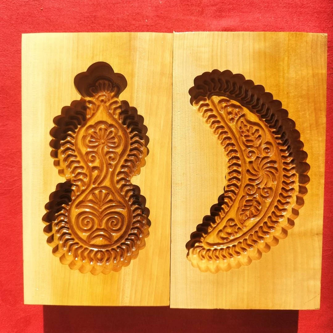 百年梨木|小号双面葫芦月牙