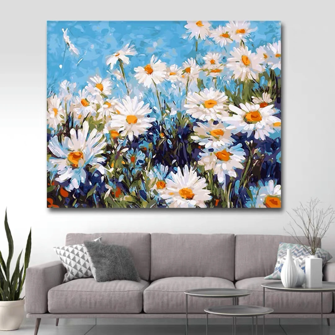 【艳儿】定制款清新小雏菊-四股满绣32种线