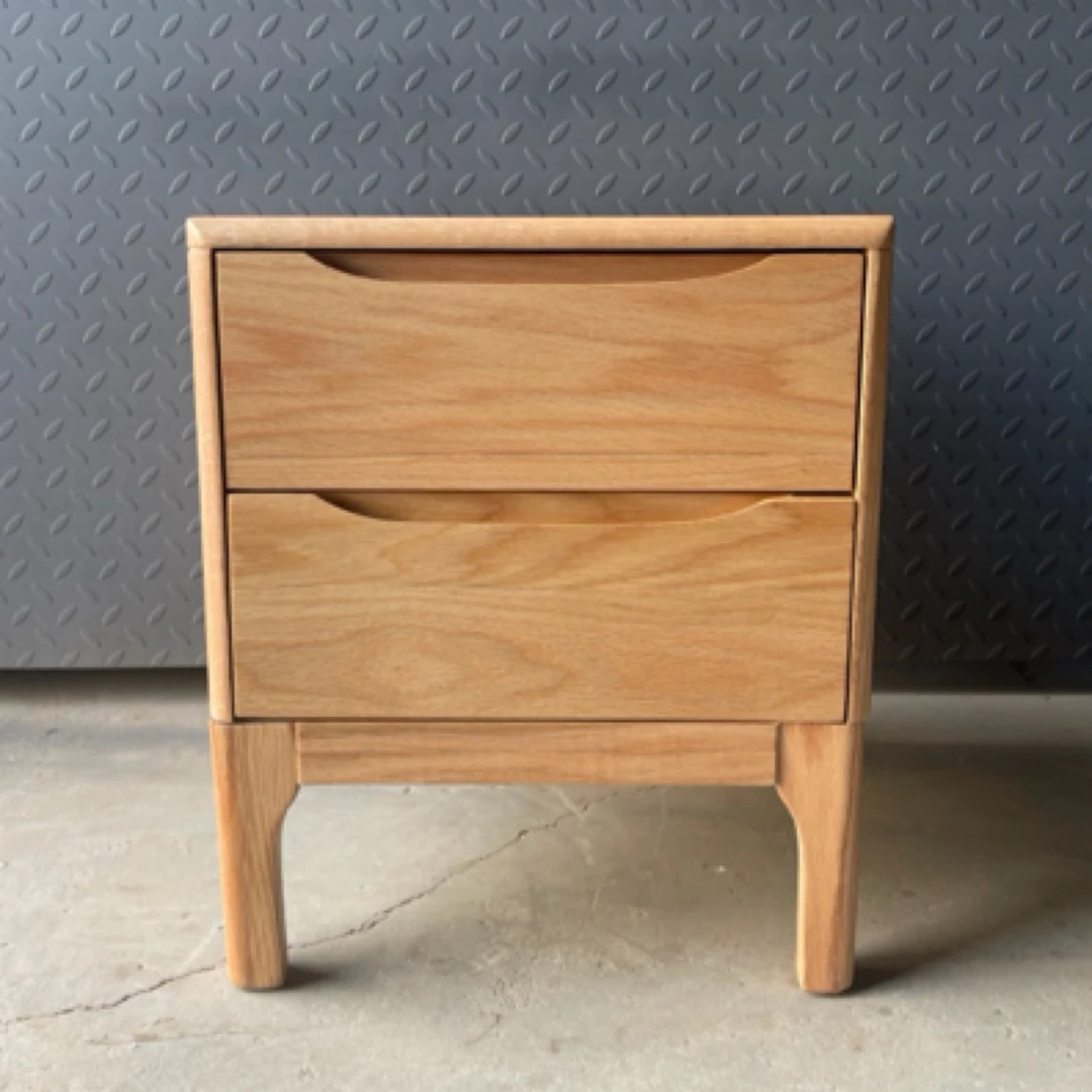 半岛床头柜德国原装进口木蜡油现代简约橡木北欧卧室柜纯实木原木