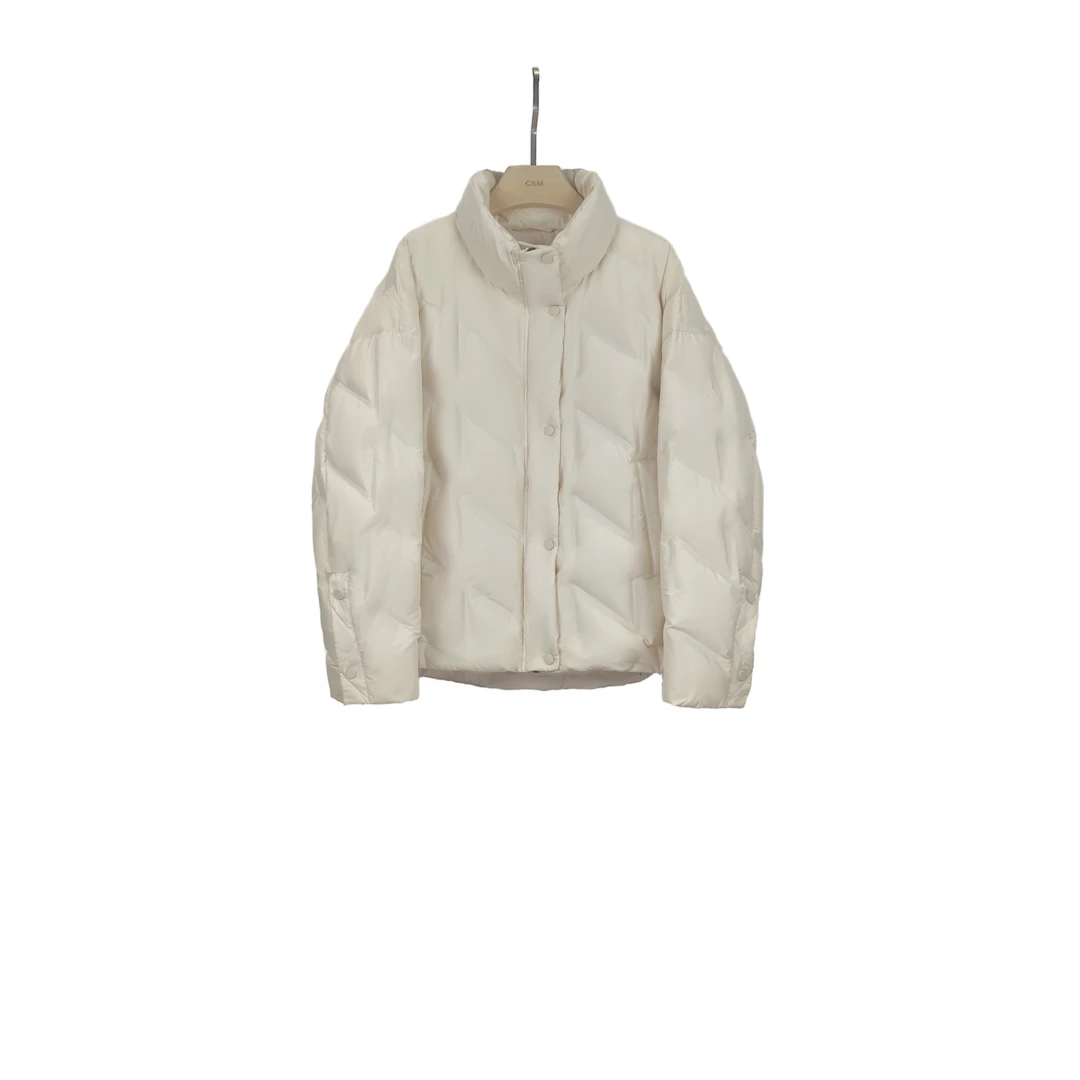 【毛姐专属】女装短款立领安心羽绒服外套LD402