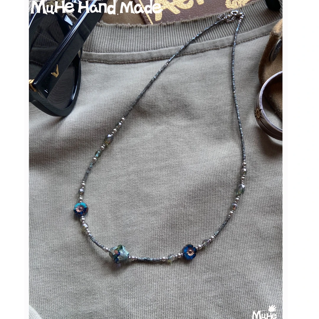 钛钢琉璃项链 MUHE原创饰品 复古系列 【项链】