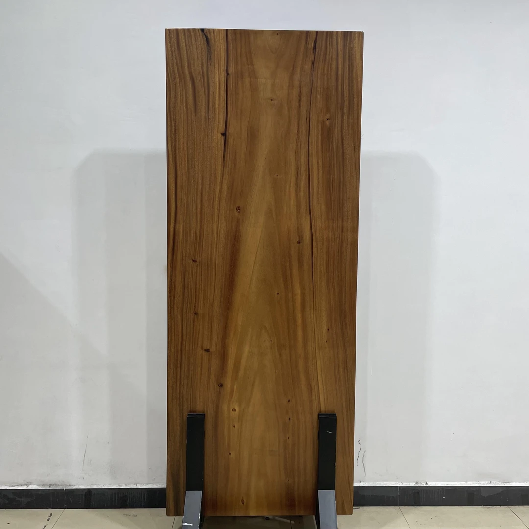 944-长225宽89厚6公分直边胡桃木大板实木整板原木茶桌茶台茶几