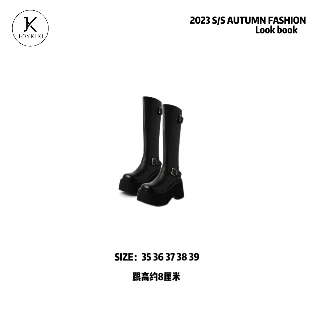 金金JOY KIKI辣妹纯欲百搭学院靴子J23P247