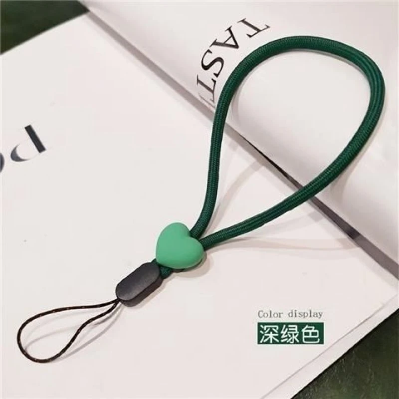 手机挂绳卡通爱心挂件手工男女款简约手腕短款挂饰手机壳通用款