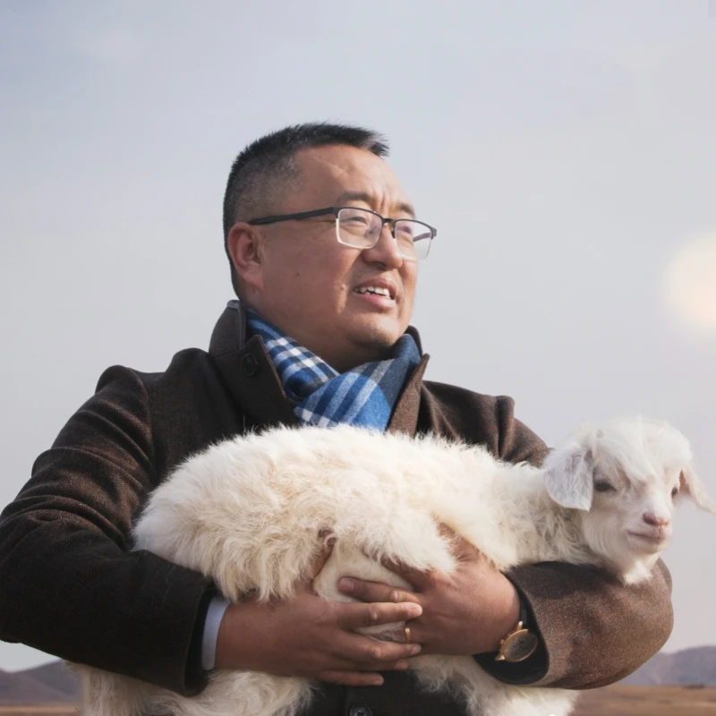 东黎 山羊绒 男士冬季梭织围巾休闲百搭拼色格子保暖双面男款