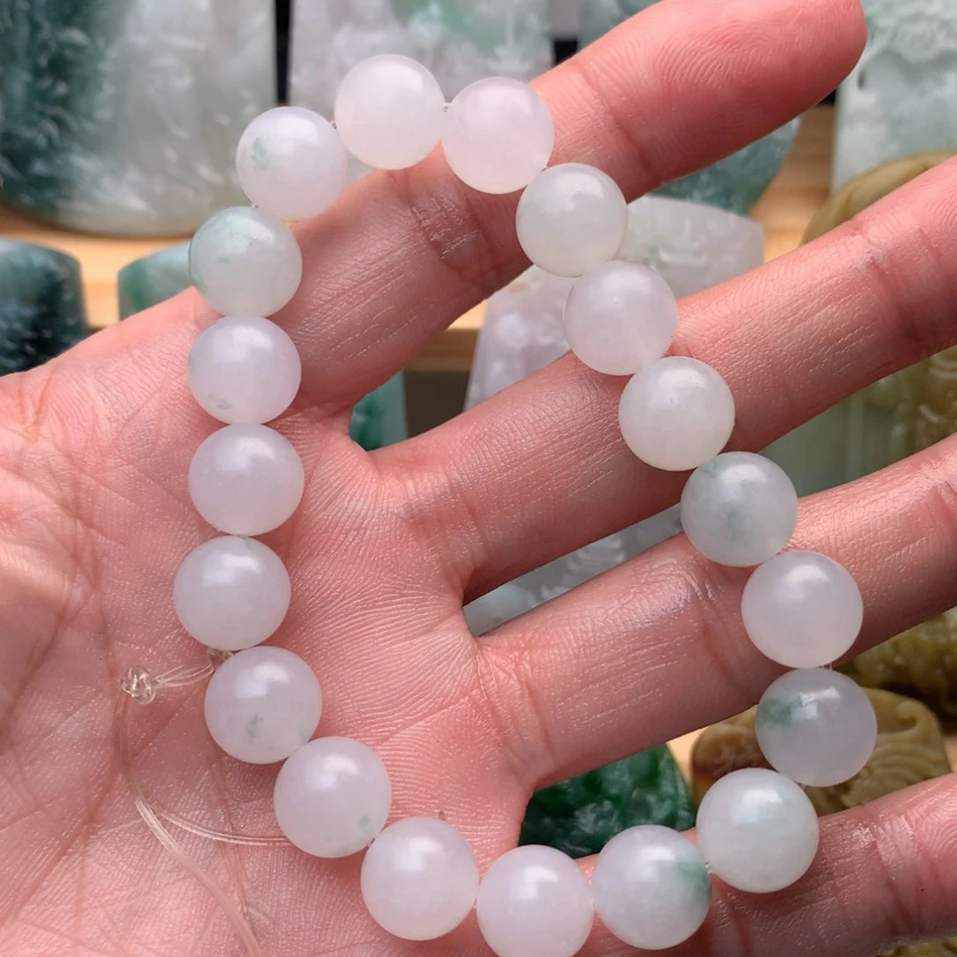 定制翡翠未镶嵌哦*我手串