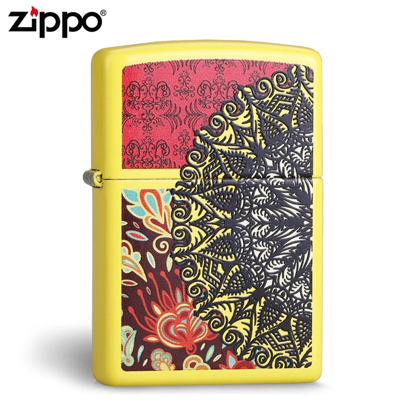 zippo打火机美国 28850 花开富贵 美版原版