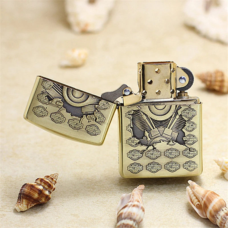 Zippo 打火机美国 哈雷破墙而出 169盔甲 国行正版DYJ1
