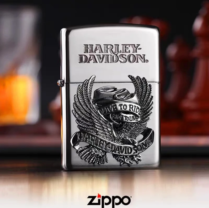 zippo打火机美国 HDP-08 哈雷鹰 飘带鹰 日版原版