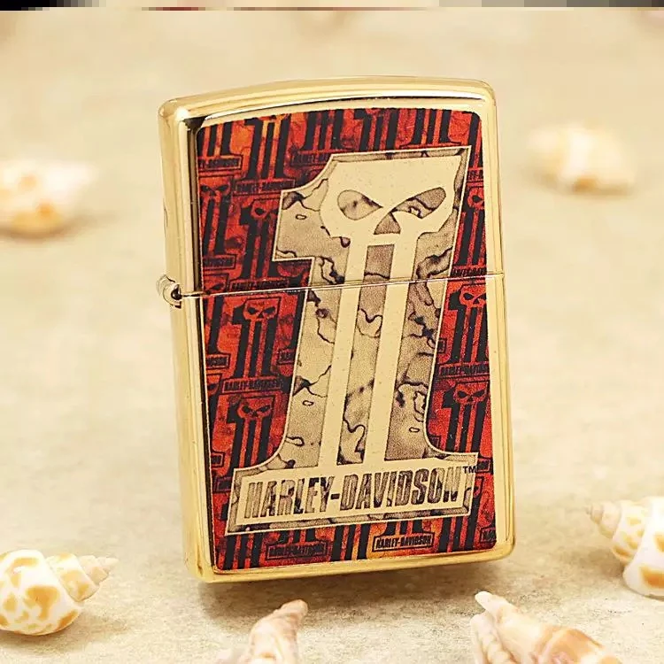 Zippo 打火机美国 48361 哈雷戴维森1号 美版原版