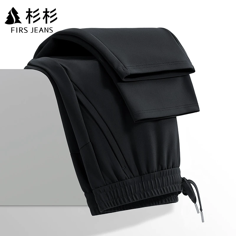 【杉杉】男士休闲直筒百搭舒适运动户外新款高档春秋百搭跑步长裤子