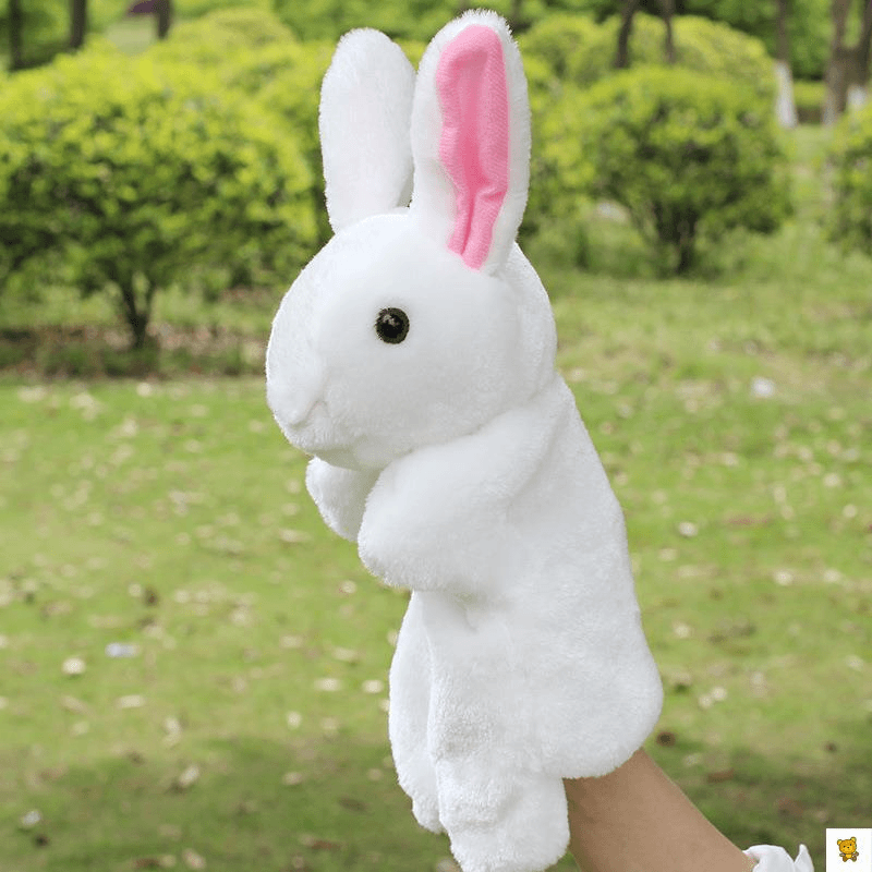 幼儿园十二生肖手偶玩具 动物手套手玩偶手指玩偶卡通毛绒娃娃