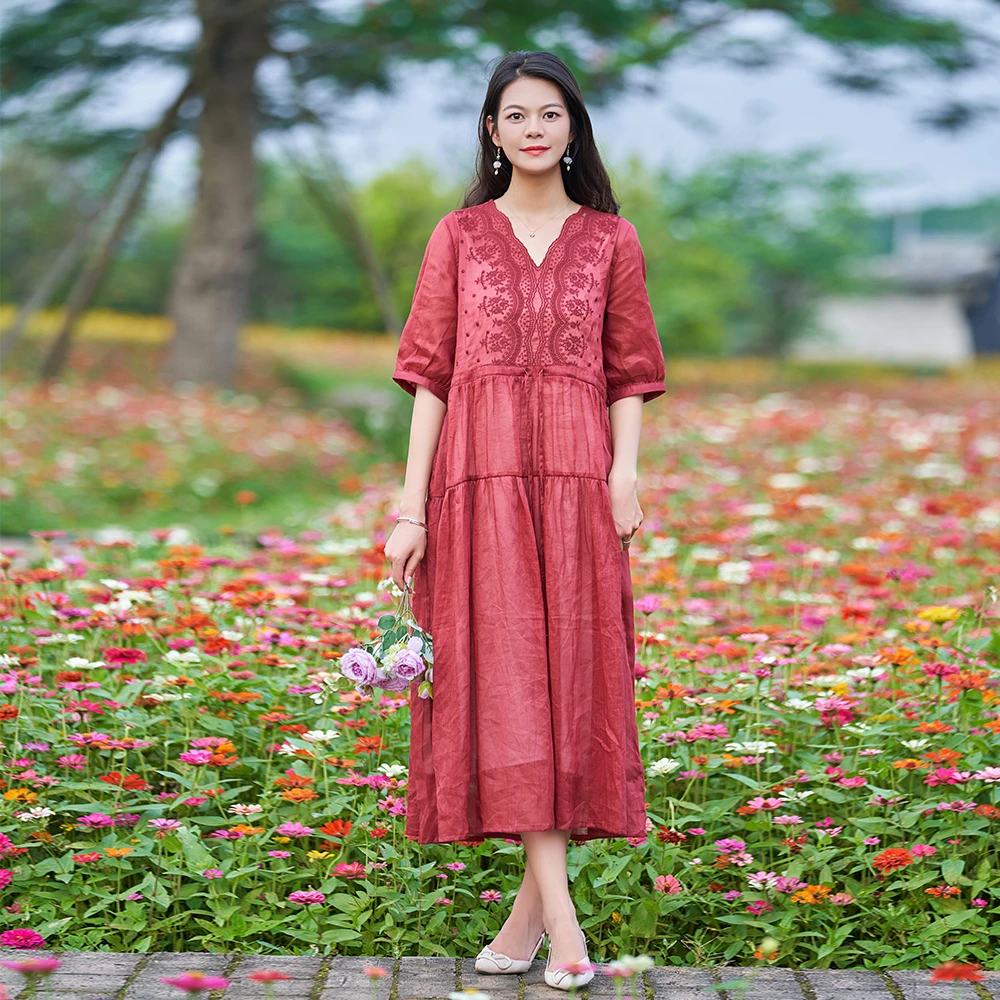 大作国风新中式连衣裙-182476