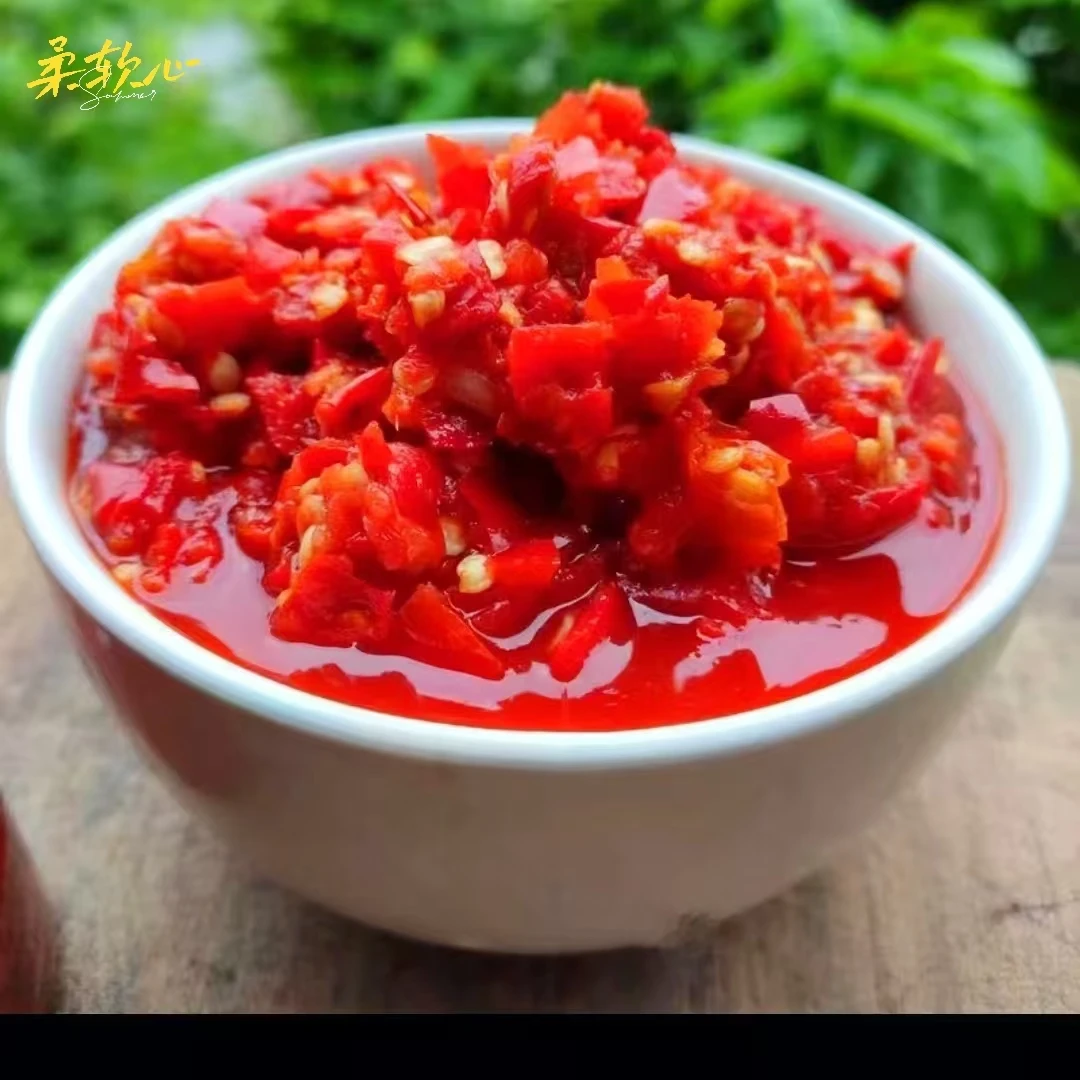 （粉丝专属）西红柿红酸汤+糟辣椒下饭炒菜糟辣椒拌菜