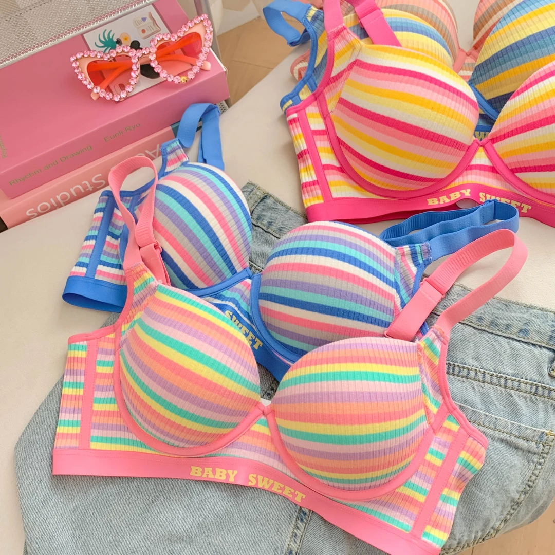 月半岛屿85-100BCD胖mm薄款文胸套装大码内衣收副乳上托防下垂