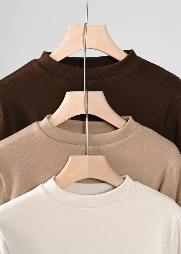 903微米绒打底衫百搭保暖