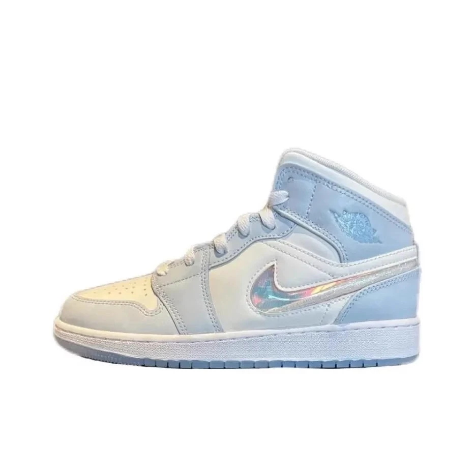NIKE/耐克Air Jordan 1 Mid SE 运动 防滑耐磨 篮球鞋 FQ9117-400