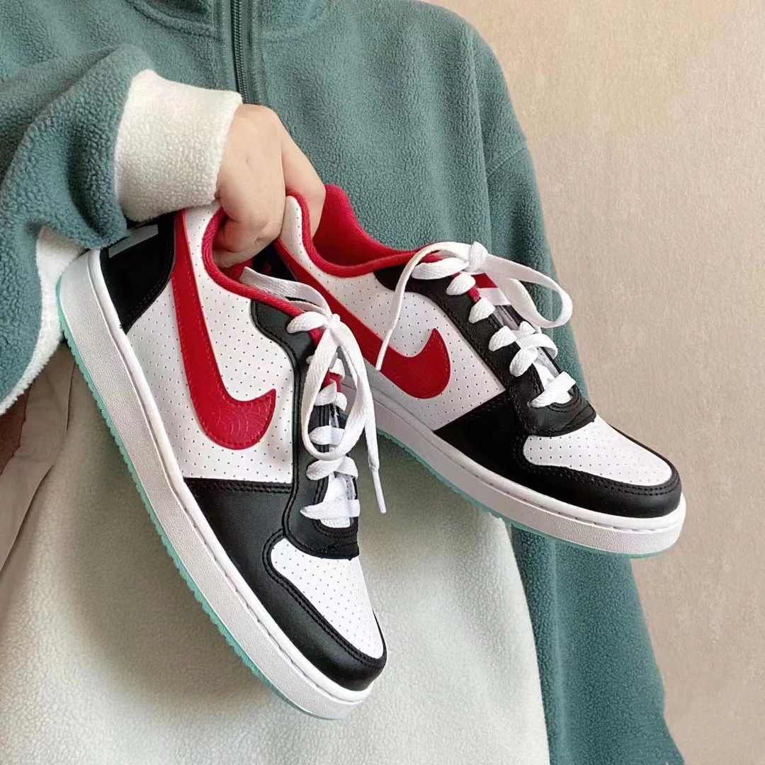 Nike/耐克女鞋Court Low 白红芝加哥低帮运动休闲板鞋DQ5354-161