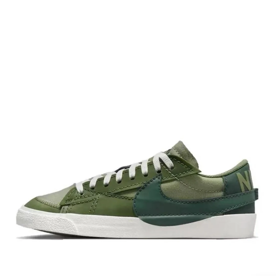 NIKE耐克/Blazer Low Jumbo 防滑减震 低帮板鞋  绿色FJ5468-386