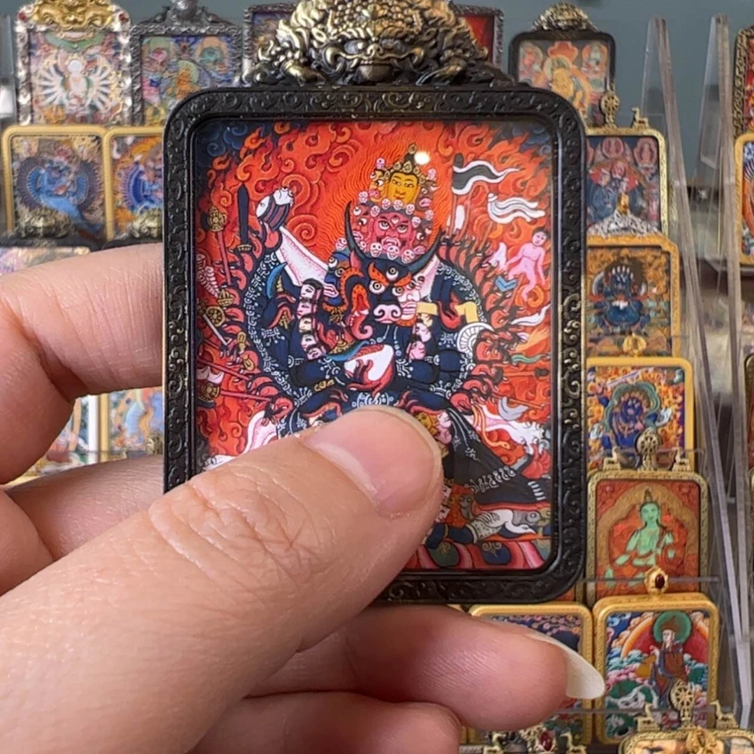 【闪购商品】吊坠E*o大威德金刚唐卡