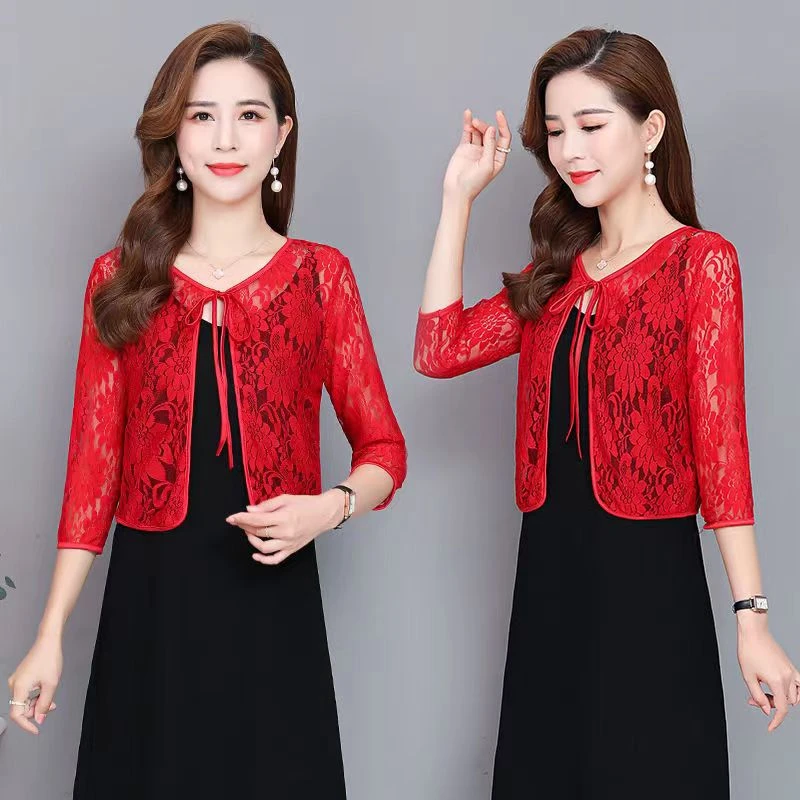 外搭洋气宽松镂空洋气开衫女披肩高档小披肩防晒披肩新款30-40岁