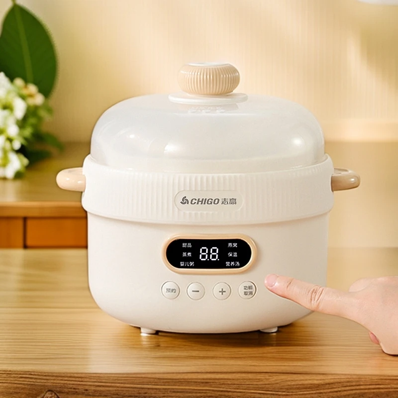 电炖锅宝宝煮粥锅婴儿辅食锅bb煲汤燕窝电炖盅隔水炖家用陶瓷