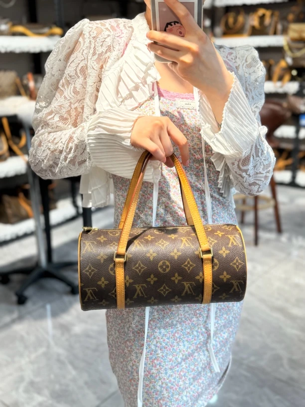 95新 LouisVuitton/路易威登 全原黄皮巴比龙26