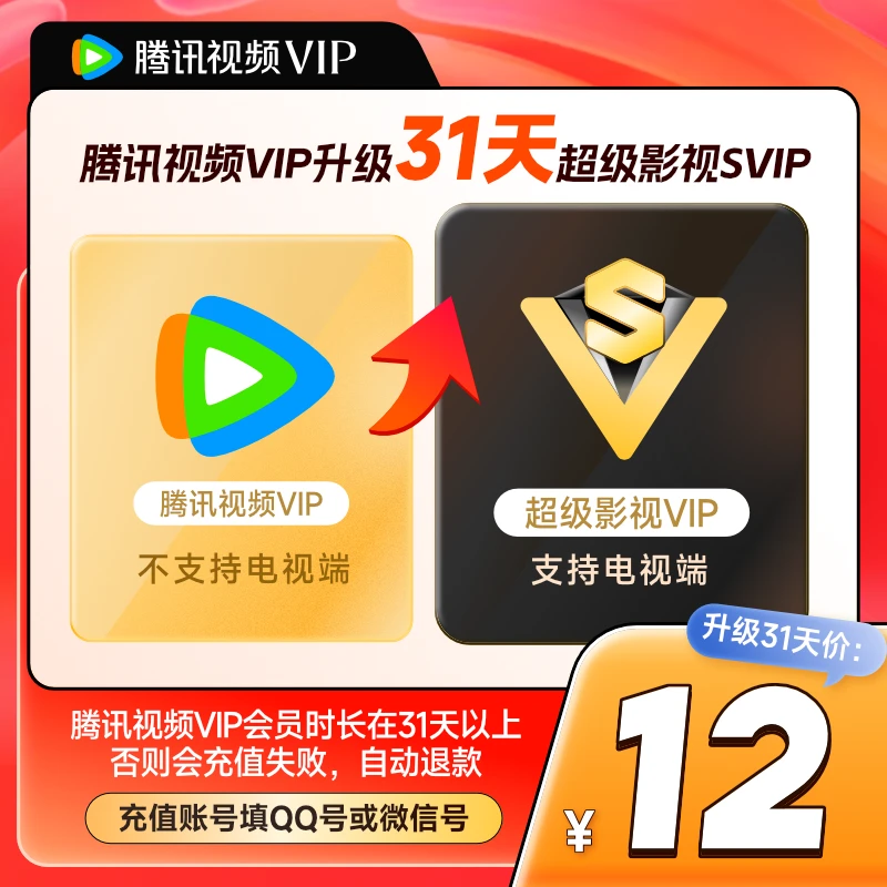 【腾讯视频VIP升级包】VIP升SVIP 子夜归  腾讯视频 不支持退