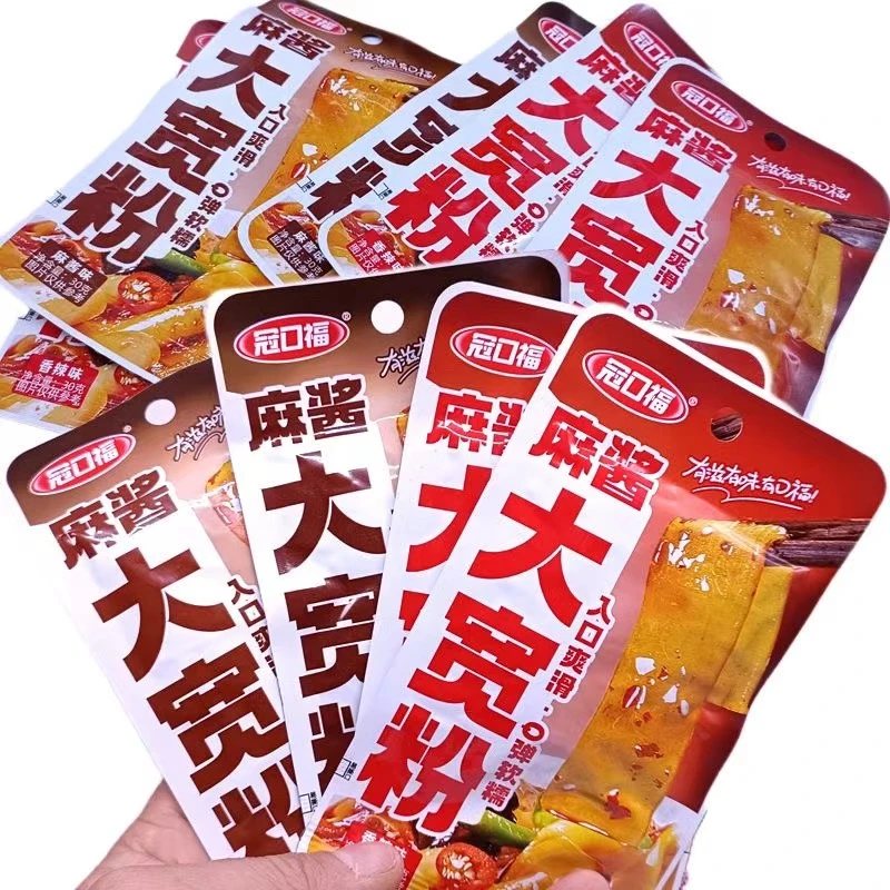 流汁麻酱大宽粉即食零食香辣味湖南特产速食好吃排行榜小包装解馋