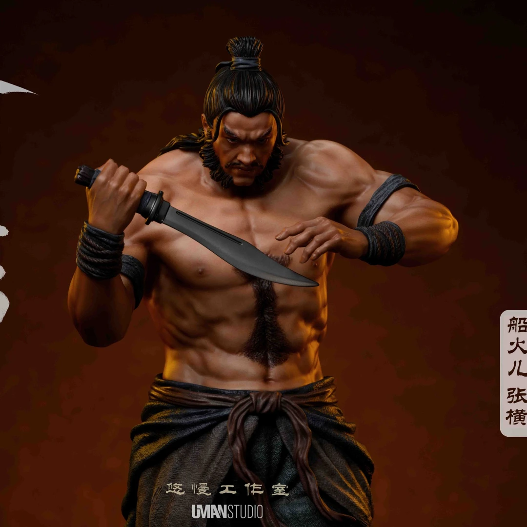 悠慢1/6张横预订链接水浒三十六天罡雕像手办纯手工上色