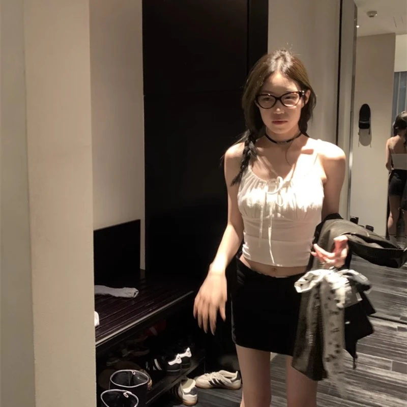 【OPENING自制】美式辣妹百搭低腰裙裤刺绣包臀短裙