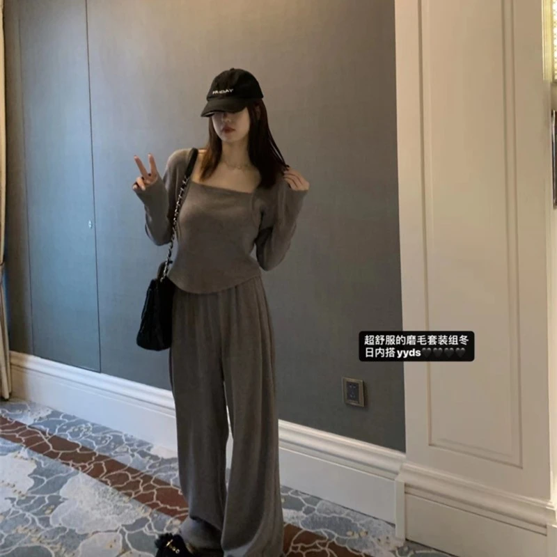 【OPENING自制】wu敌显瘦系列！打底衫+休闲裤懒人套装