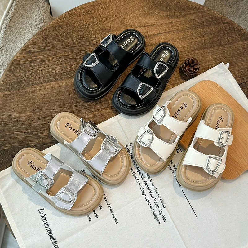 2024夏季儿童拖鞋男女童韩版铆钉休闲鞋学生懒人鞋HBZ-ZX-819D