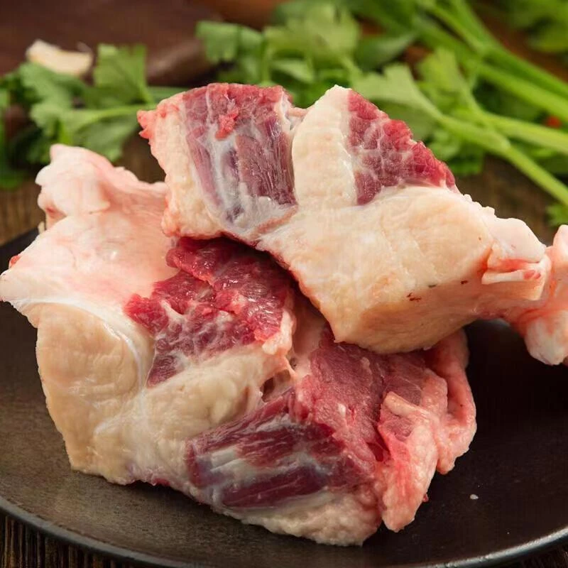 【华元】国产鲜牛胸口肉  有油有肉  鲁西黄牛  新鲜速冻4斤