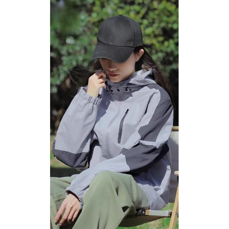 【断码清仓】情侣款新款冲锋衣防风防雨外套薄款户外登山服0004