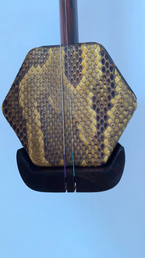 明清旧料老红木黑飘红芝麻麟皮精品专业二胡