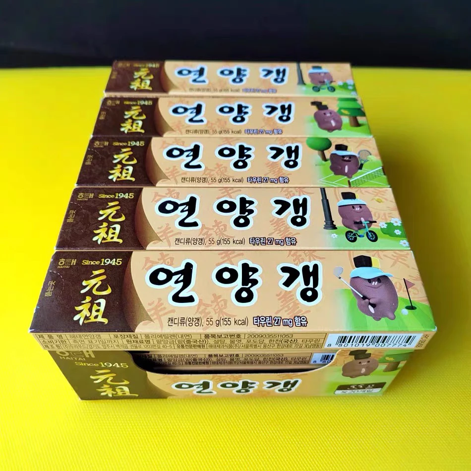 韩国原装进口海太羊羹零食海太羊羹55g红豆糕糕点心办公休闲食品