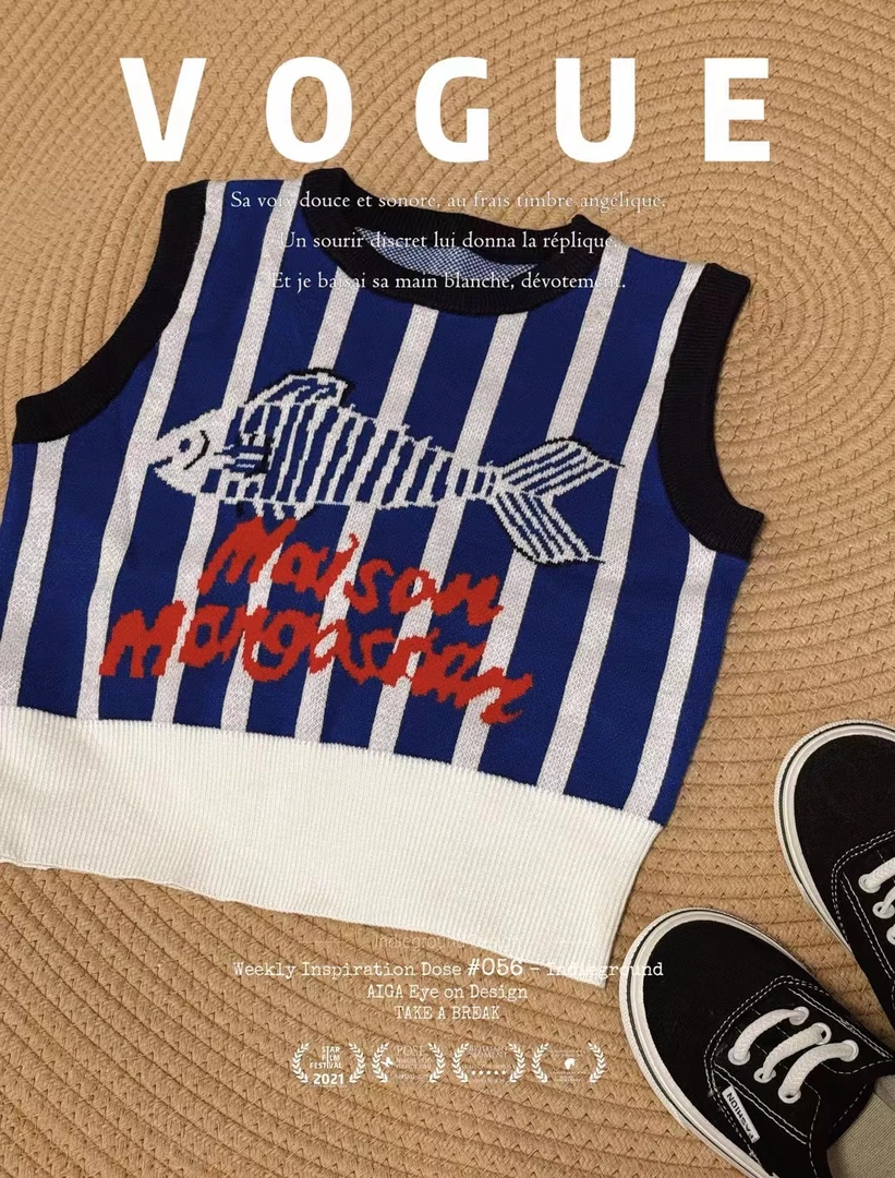 【咸鱼翻身】限定男女宝宝儿童超小众针织马甲