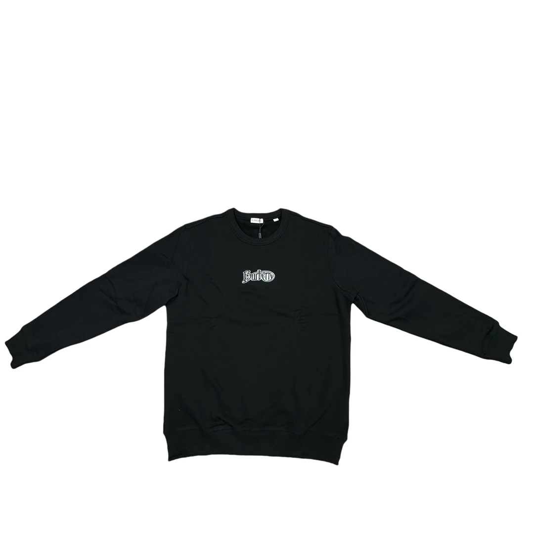 99新 BURBERRY/博柏利 男士套头圆领加绒卫衣 94427