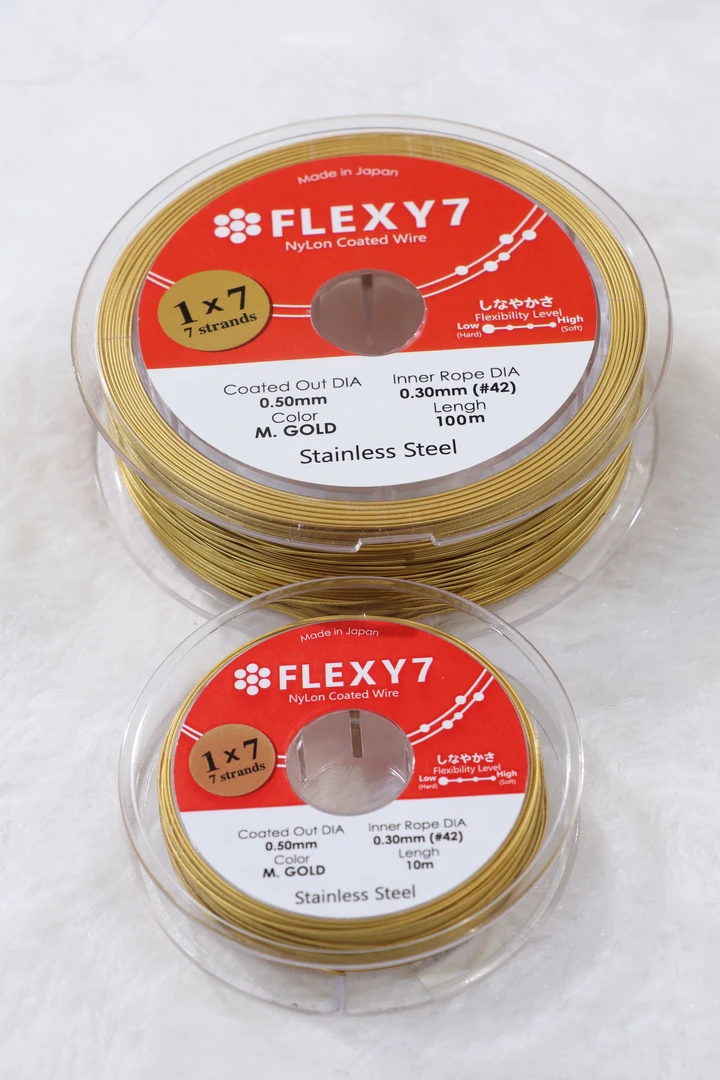 日本进口串珠线串珠子手工diy串珠首饰珠宝专用高端进口金线