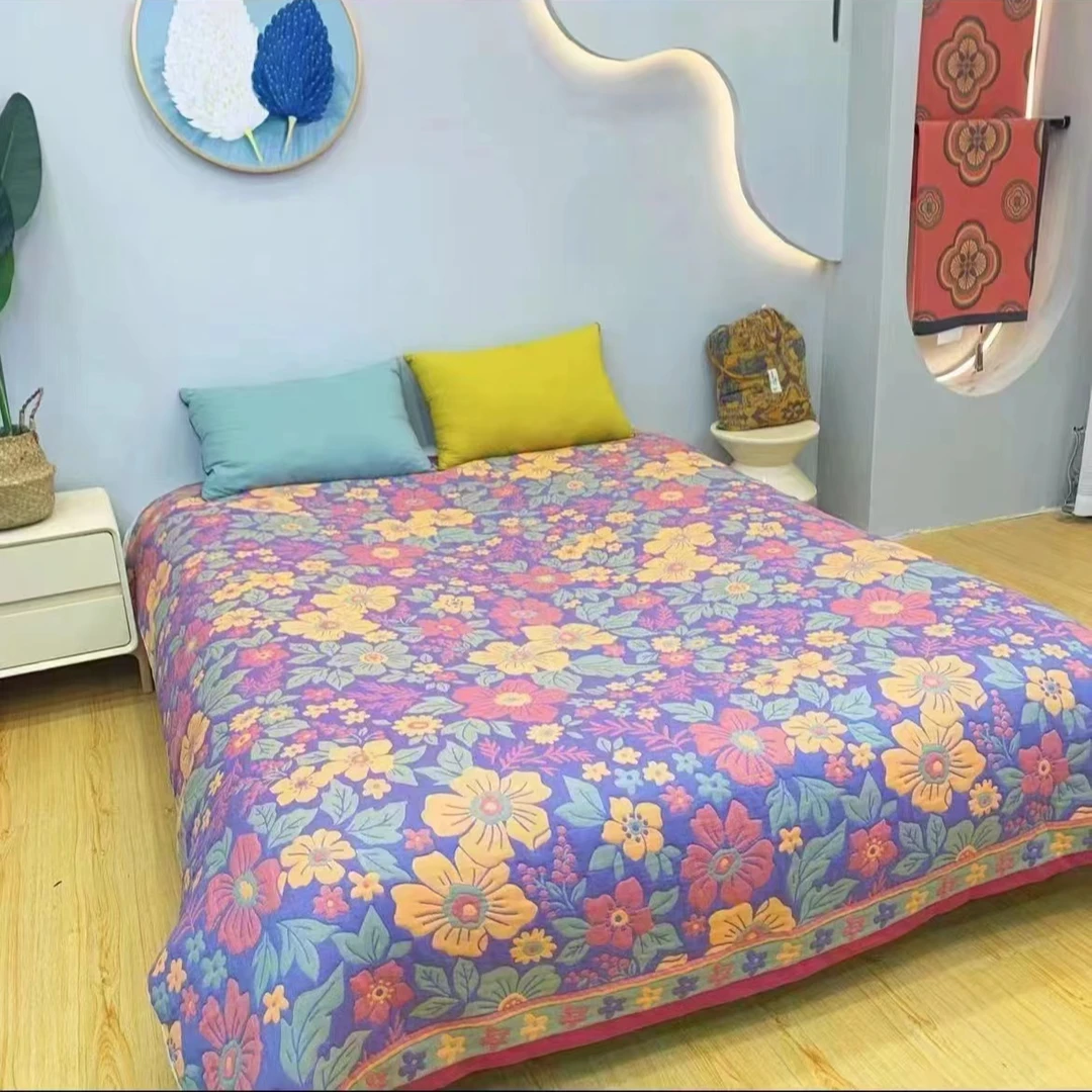 紫气东来230*250四季床盖亲肤透气