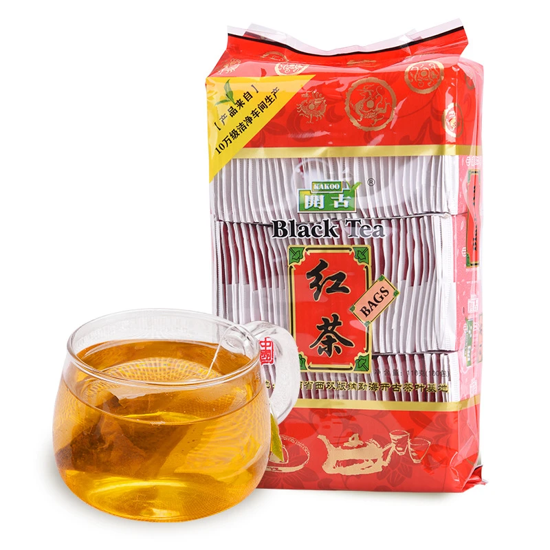 开古超值袋泡红茶袋泡茶叶茶包宾馆酒店用茶一次性茶包100包代工