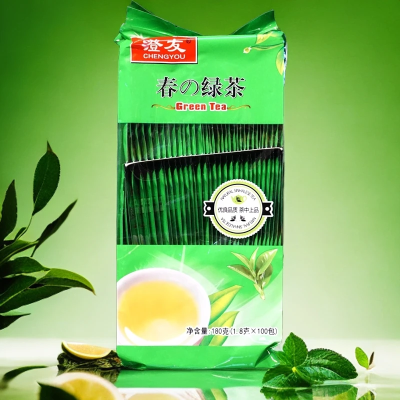 2025年绿茶新茶宾馆酒店浴室KTV待客100小包装一次性小包袋泡茶